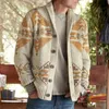 Maglioni da uomo Abbigliamento autunno inverno europeo americano Moda Risvolto con cerniera Cardigan Cappotto maglione jacquard a maniche lunghe 221130