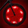 Cykelbelysning Plasthjul talade lätt vattentät MTB Balance Cykel LED -däckdäck Flash Colorful Varning Lamp Accessories 221130