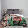 Blankets Basquiat Famous Graffiti Blanket Flannel All Season Multi-function Soft Throw For Bedding Couch Quilt207g