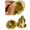 Decorazioni natalizie Piccole campane in rame Campana grande in metallo dorato Campana a vento per campanello Jingle 4 cm 5 7,2 9,5 12 221130