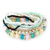 Beaded Bohemian Fashion Jewelry Strands Resin Beads Bracelet Mti Layer Colorf Beaded Charms Bracelets Drop Delivery Dhozc