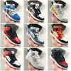 Enfants jumpmen 1s Mid Basketball Chaussures Nourrissons Toddler Kids 1 Kid Chaussures de sport Designer Childrens Basketballs Chaussure Nourrissons Child Pine Game Baskets royales Baskets