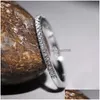 Band Rings Fashion Jewelry Women Simple Ring Zircon Finger Drop Delivery Dh1Rh