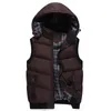 Gilet da uomo DIMUSI Primavera Inverno Moda Giacche senza maniche Uomo Cotone imbottito Uomo Addensare Gilet di marca 5XL YA767 221130