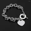 Kettingen 925 Sterling zilveren hart ketting ketting armband mode dames vakantiegeschenken fijne sieraden