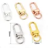 10 teile/los Snap Karabiner Haken Gold Silber Überzogene DIY Schmuck Machen Erkenntnisse für Schlüsselbund Neckalce Armband Liefert