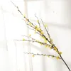 Fiori decorativi Fiore artificiale Ciliegia Primavera Fiore di prugna Ramo di pesca Albero finto di seta Bouquet lungo per la decorazione della festa nuziale