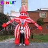 Traje de palhaço inflável gigante do arco -íris adereços de pão de palhaço do Joker Super Circus para adultos Decoração de desfile de carnaval