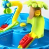 Giochi con la sabbia Divertimento in acqua Set da tavolo Kids Summer Beach Toys Scatola da giardino all'aperto per ragazzi Secchio Mare Giocattolo per bambini Regalo 221129