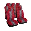 Luxury Leopard Print Car Seat Cover Bekvämt andningsmedel Material Multi Color Universal