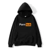 Heren Hoodies Sweatshirts Mode Heren Pornhub Hoodie Sweatshirt Herfst Winter Lange mouw Warm houden Trui Casual Fleece Trui Trainingspak 221130