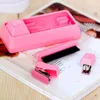 Advertising display equipment 4 Pcs Keyboard Hole Puncher Stapler Keyboard Brush Magnetic Clip Dispenser Stationary Set for Office GK99 221130