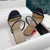 Scarpe eleganti firmate di lusso Scarpe con smalto per unghie Sandali con tacco Moda donna Punta aperta Cinturino dritto Muller con tacco alto 221130