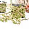 Dekorative Blumen, 10 Meter, handgefertigt, künstliche grüne Blätter für Hochzeitsdekoration, Hausgarten, DIY, Kranz, Geschenk, Scrapbooking, Basteln, Fälschung