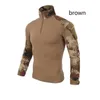 Men's T-Shirts ZOGAA Wolf Warriors Army Camouflage Tactical T Shirt Men Long Sleeve Hunt Outdoor T-Shirt 221130