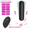 Vibratorer laddningsbara 10 hastighet mini kule vibrator fjärrkontroll dildo sexleksaker för kvinnor g spot klitoris stimulator shop 221130