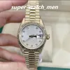 Lady's Watch Automatic Mechanical 69178 Stainless Steel 18K Yellow Gold Diamond Dial Woman 2813 Movement 26MM Sapphire Dive Ladies Fashion Lady Watches