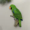 Christmas Decorations Handpainted Bluewinged Ringnecked Rainbow Parrot 3D Fridge Magnets Tourism Souvenirs Refrigerator Magnetic Stickers Gift 221129