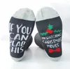 Chaussettes pour hommes hommes et femmes cadeau de Noël amusant mode coton respirant si vous le pouvez