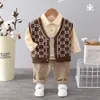 Kleidungssets Baby Junge Mode Trendanzug Kinder Sport Straße Hohe Qualität Herbst Frühling Kinder Sportbekleidung Kleidung 1 2 3 4 Jahre 221130