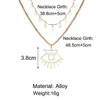 Pendant Necklaces Fashion Jewelry Eye Pendant Mtilayer Necklace Retro Stars Clavicle Chain Drop Delivery Necklaces Pendants Dh4D1