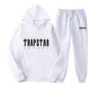 Survêtements pour hommes Trapstar Hommes Sweat Automne Hiver Ensemble Lettre Hoodies Top Vêtements Décontractés Pantalon Dentelle Mode Hip Hop Streetwear Sweat À Capuche Pull 221130