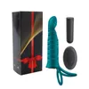 Massager zabawek seksu 10 częstotliwości podwójna penetracja wtyczka analna wibrator tyłka dla mężczyzn Pasek na penis pochwy sex zabawki pary