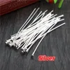 200pcs/Lot 50mm Flat Head/Ball Head/Eye Head Pins Metal Headpins For Jewelry Findings Making DIY Supplies