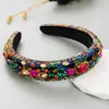 New Fashion Women Band Band Full Paveed Hicestone HairBand Luxuous Baroque Hair Band Adult Hair Accessoires Party de mariage