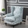 Stoelhoezen Boho Vleugelhoes Stretch Spandex Fauteuil Relax Sofa Zitkussen Bekleding