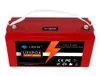 LifePO4 Battery 12V100AH ​​A tela BMS BMS pode adicionar carregador Bluetooth para o carrinho de carro