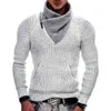 Herentruien mode Turtleneck mannen herfst Koreaanse casual vintage wol halve rits kraag slanke fit woolpullovers 221130