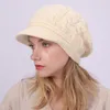 BeanieSkull Berretti Donna Inverno Solido Berretto Cappello Casual Pelliccia di coniglio Tenere al caldo per le femmine Moda lavorata a maglia per il tempo libero all'aperto Signore 221129