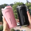 Water Bottles Stainless Steel Coffee Mug Thermos LeakProof Travel Thermal Vacuum Flask Insulated Cup 380510ml Milk Tea Bottle 221130