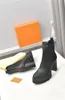 Beaubourg ayak bileği botu kadın deri tıknaz platform ayak bilekleri botlar bayan moda yüksek topuk patik ile kutu