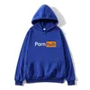 Heren Hoodies Sweatshirts Mode Heren Pornhub Hoodie Sweatshirt Herfst Winter Lange mouw Warm houden Trui Casual Fleece Trui Trainingspak 221130