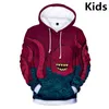 Sweats à capuche pour hommes poulpe 3d sweat pour garçons filles à manches longues haute qualité dessin animé drôle vêtements d'extérieur Highstreet vêtements pour enfants