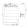 Décorations de Noël Tableau blanc magnétique doux Planificateur hebdomadaire Enfant Tableau blanc Calendrier Réfrigérateur Autocollants Mémo Message Pratique 221129