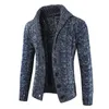 Pulls pour hommes Cardigan hommes épais coupe ajustée manteau pulls tricots de haute qualité automne Style coréen décontracté 221130