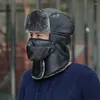 Beretten Winter Warm Winddichte hoofddeksel Riding Electric Motorfiets Koud bewijs Ski Mask Face Shield Neck Cap