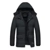 Herren Jacken Parka Mäntel Winter für Verdicken Mit Kapuze Wasserdichte Outwear Warme Mantel Kleidung Casual Mantel chaquetas 221129