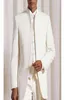 Vintage Long Groom Wedding Tuxedos 2018 Three Piece Custom Made Single Breasted Men Suits Jacket Pants Vest3187373