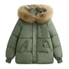 Women's Down Parkas Cotton Jacket Winter Warm Fashion Loose Korean Version Of The Women 221129