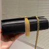 Luxury Handbag Bag Niki Handväska Siant Paris Designer Lourent Luxury Chain Tassel Women's Shoulder Leather Retro Lady Purse J4B6
