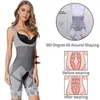 Kvinnor Shapers Shapewear Women Full Body Shaper Slimming Bodysuit Open Crotch Corset Midje Trainer Formning Underkläder Postpartum Recovery Mante 221130