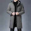 Herren down Parkas Top -Qualität Winterverdicker Markendesigner Casual Fashion Outwear Jacke Longline Windbreaker Coats Kleidung 221129