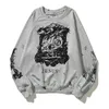 Designer Fashion Hoodie READYMADE SAINT MIXXXXX Murakami Longvintage Graffiti Destroy Crew Neck Sweatshirt