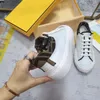 Casual Shoes Designer Sneakers Luxury Sneaker C Brand Man Woman Designer Trainer äkta Leather Ace Sandal Sandal Slide BY99 0201