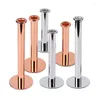 Świece Nordic Metal Holder Prosty geometria świece Stand Candlestick na domowe przyjęcie weselne Dekoracja stolika 85WC