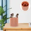 Storage Boxes Brush Holder Pen Organizer Makeup Cup Desk Bucketdesktop Rotatable Stationery Large Rotating Containermake Degree 360°